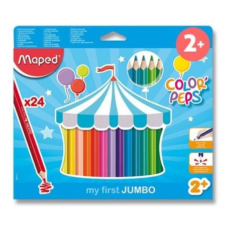 Pastelky Maped Color&sbquo;Peps Jumbo 24ks