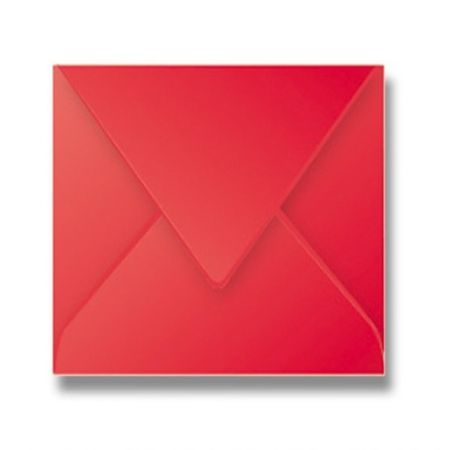 Barevná obálka Clairefontaine červená, 165 × 165 mm