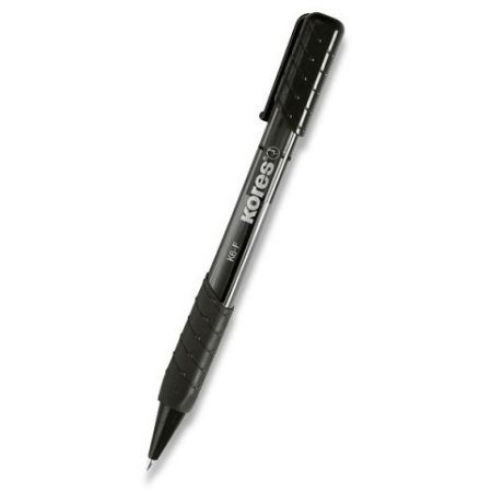 Kuličkové pero Kores K6 386 černá