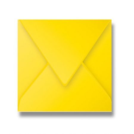 Barevná obálka Clairefontaine žlutá, 165 × 165 mm
