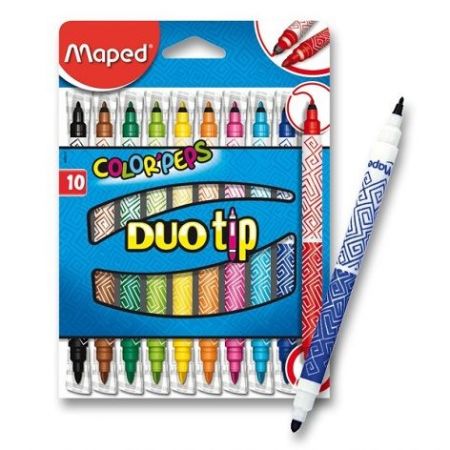 Dětské fixy Maped Color&#39;Peps Duo Tip 10 oboustranných fixů