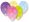 Nafukovací LED balónky - pastelové 5 ks
