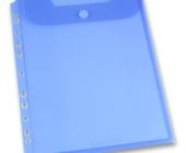Spisovka závěsná FolderMate Clear modrá, A4