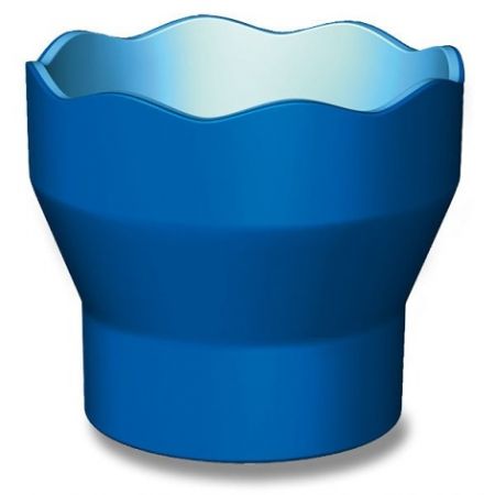 Kelímek na vodu Faber-Castell Clic&amp;Go modrý