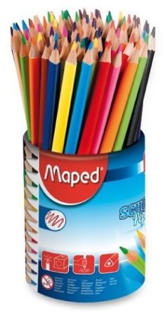 Pastelky Maped Color&sbquo;Peps 72 kusů (6 x 12 barev) v dóze