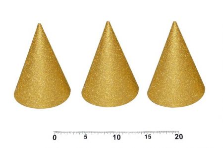 Párty kloboučky zlaté 6ks