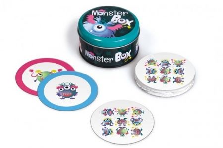 Monster box cestovní společenská hra v krabičce 13x13x8cm