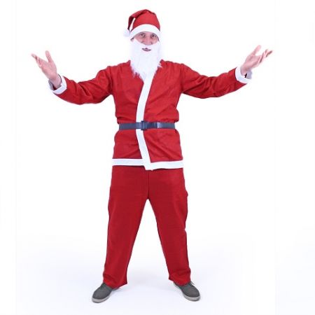 Kostým Santa Claus (bez vousů)