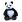 Velká plyšová panda sedící, 61 cm