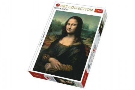 Puzzle Mona Lisa 1000 dílků v krabici 40x27x6cm