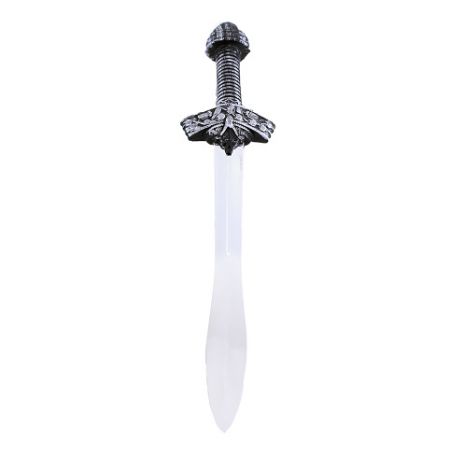 Rytířský meč se stříbrnou rukojeťí