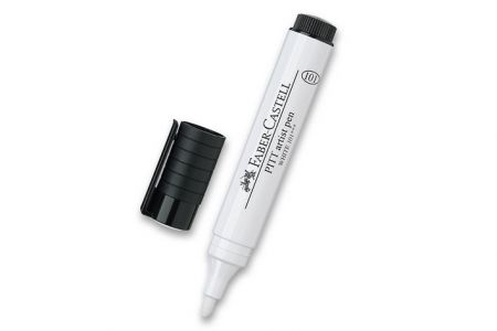 Faber-Castell Popisovač Pitt Artist pen Big Brush Bílý