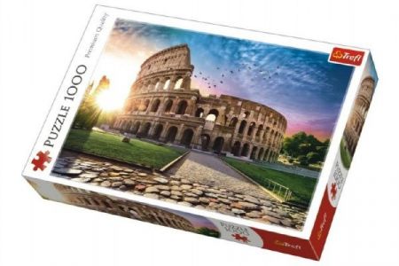 Puzzle Prosluněné Koloseum Řím 1000 dílků v krabici 40x27x6cm