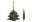 Stromek závěs plech černý 8,5cm