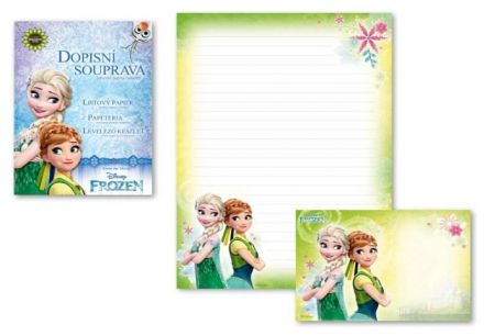 Dopisní papír barevný LUX 5+10 Disney (Frozen 2)