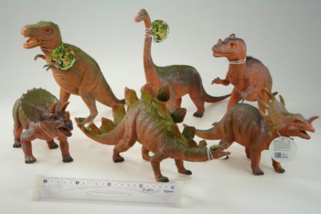 Dinosaurus 33-41cm 6/bal