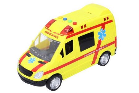 Auto ambulance 14,5cm se zvukem a světlem