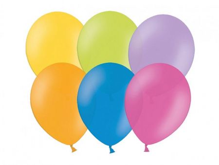 Balónek nafukovací 25cm barevný 10ks v sáčku