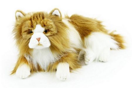 Plyšová kočka Perská ležící 35cm