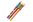 Flétna malovaná dřevo 33cm v sáčku, mix barev
