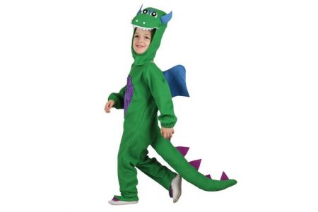 Kostým na karneval Dinosaurus zelený 92-104cm 3-4roky (dino)