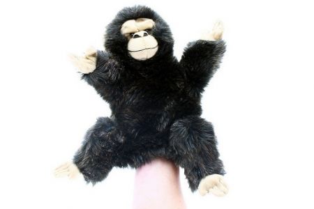 Plyšový maňásek na ruku Opice 28cm