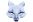 Maska/škraboška Bílá liška na gumičku
