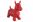 Hopsadlo kůň skákací gumový červený 49x43x28cm v sáčku