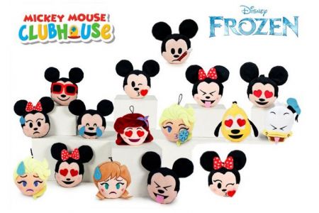 Disney plyšový emoji-emotikoni 11-15cm 16druhů 0m+ CLUBHOUSE - FROZEN