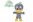 Baby Looney Tunes Daffy Duck plyšový 17cm 0m+