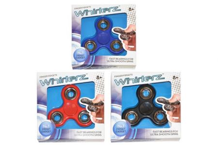Fidget Spiner Super kov/plast - barevný (Spinner Super - Fidget Spinner)