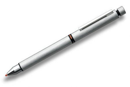 LAMY Tri Pen CP1 Brushed Steel třífunkční tužka (mechanická tužka+zvýrazňovač+kuličková)