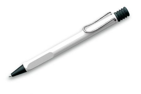 LAMY Safari Shiny White kuličková tužka (kuličkové pero-propiska)