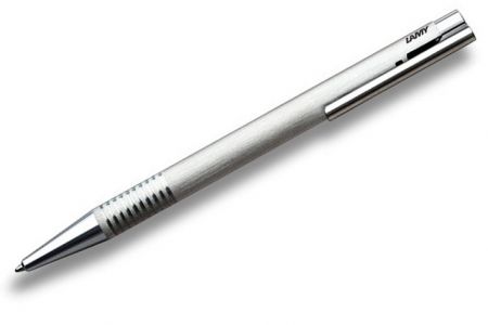 LAMY Logo Brushed Steel kuličková tužka (kuličkové pero-propiska)