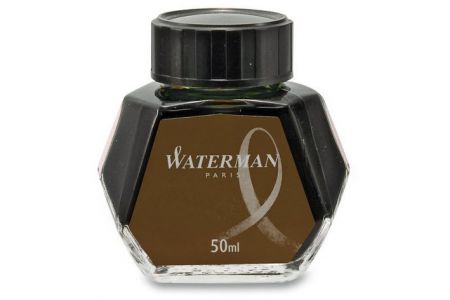 Inkoust lahvičkový Waterman Havana, hnědý (do plnicích per WATERMAN)