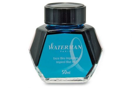 Inkoust lahvičkový Waterman South Sea Blue, světle modrý (do plnicích per WATERMAN)