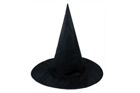 Klobouk černý čarodějnický, dospělý HALLOWEEN (halloweenský-karnevalový-doplněk)