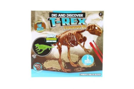 Tesání Dino svítící T-Rex (dinosaurus-archeolog)