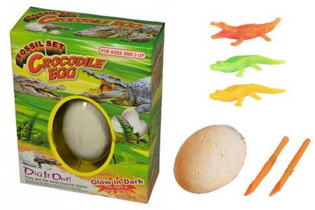 Tesání Krokodýlí vejce (vejce+2 dlátka)
