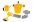 LENA 05440 (5440) Pískový set Cestář, 7 dílů, žluto-šedý