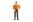 BRUDER 60007 Bworld Figurka MUŽ hnědé kalhoty oranžová košile