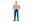 BRUDER 60006 Bworld Figurka MUŽ modré kalhoty světle-hnědá košile