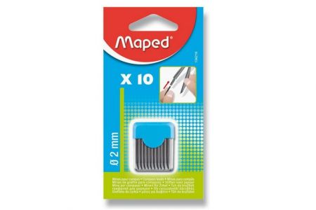 Náhradní tuhy pro kružítka Maped 2mm 10ks v balení