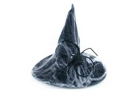 Klobouk čarodějnický pavučina, dospělý HALLOWEEN (halloweenský-karnevalový-kostým)