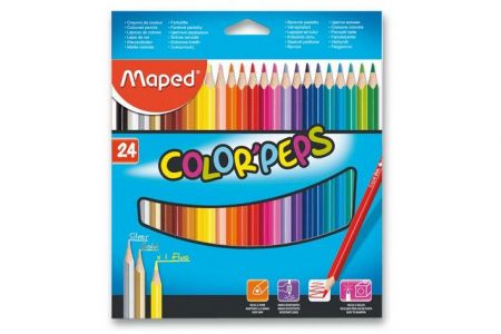 Pastelky Maped Color&sbquo;Peps 24ks