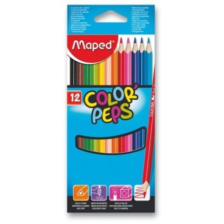 Pastelky Maped Color&sbquo;Peps 12ks