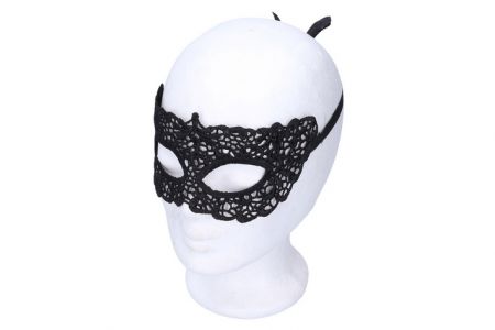 Maska/škraboška háčkovaná pro dospělé na karneval