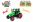 Traktor kov 12cm na setrvačník se světlem a zvukem (KIDS GLOBE)