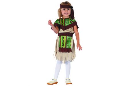 Kostým na karneval INDIÁNKA 92-104cm 3-4let (šaty na karneval)