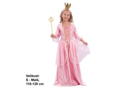 Kostým na karneval Princezna 110-120cm 4-6let (šaty na karneval)